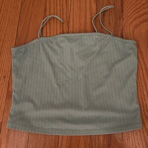 Green Rue21 Cropped Tank Top